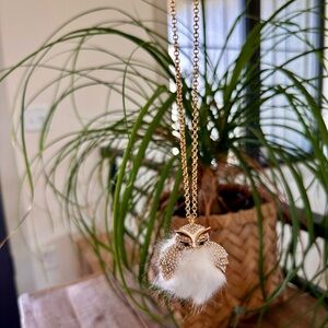 Kate Spade Gold Owl Long Necklace